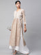 Chikankari Hand embroidery Round neck Dress