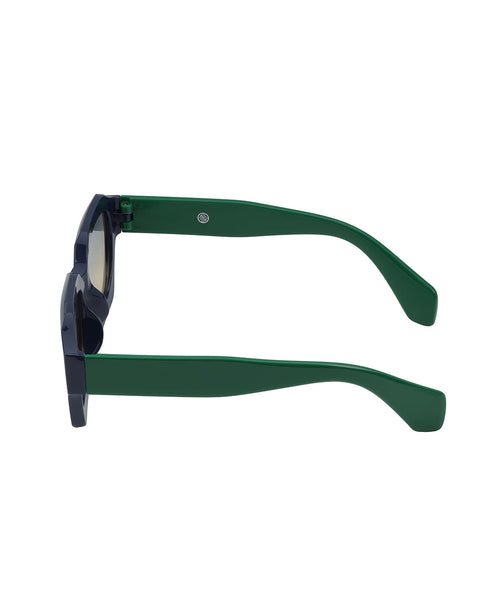 Women Blue & Green Toned UV Protected Gradient Lens Wayfarer Sunglasses