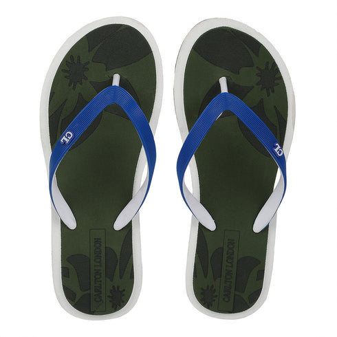 Women's Daily Wear Printed Thong Flip Flops