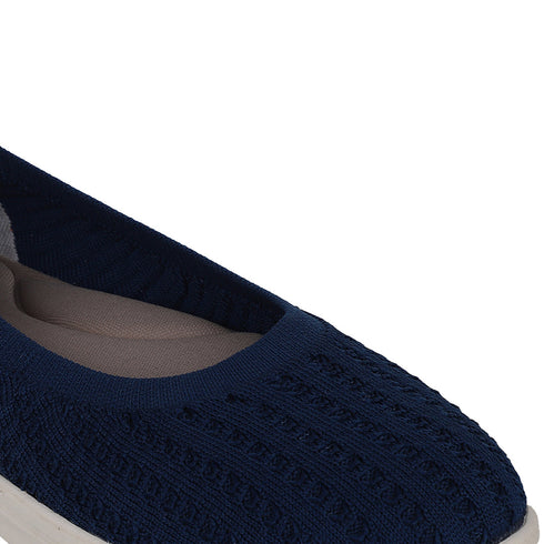 Women's FlyKnit Comfort Slip-On Ballet Flats