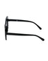 Women Black Toned UV Protected Black Lens Oversized Sunglasses