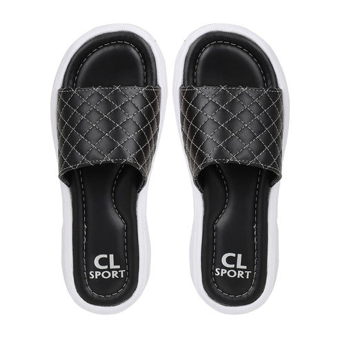 Women's Quilted Comfort Slide Sandals