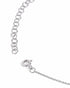 Rhodium & 18kt Gold Plated Dangling Heart Charm Y-Necklace Lariat
