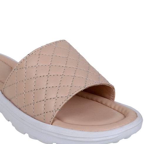 Women's Quilted Comfort Slide Sandals