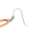 925 Sterling Silver Rhodium Plated Enamel Oval Drop Earring