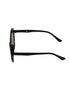 Women Black Toned UV Protected Brown Lens Oval Sunglasses