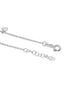 925 Sterling Silver Rhodium Plated Heart Charm Bracelet