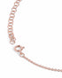 18kt Rose Gold Plated Multiple CZ Heart Charm Necklace