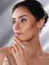 White Rhodium Cubic Zircon Studded Marriage Propose Adjustable Cocktail Finger Ring
