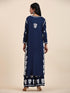 Fizaa Chikankari CO-ORD Set In Modal Cotton for Women In Blue