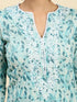 Nikita in Chikankari Co-ord set in Cotton for Women- Green