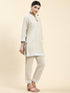Farheen in Chikankari CO-ORD Set In for Women In Beige
