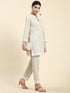 Samma Chikankari CO-ORD Set In for Women In Beige