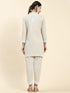 Farheen in Chikankari CO-ORD Set In for Women In Beige