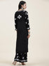Fizaa Chikankari CO-ORD Set In Modal Cotton for Women In Black