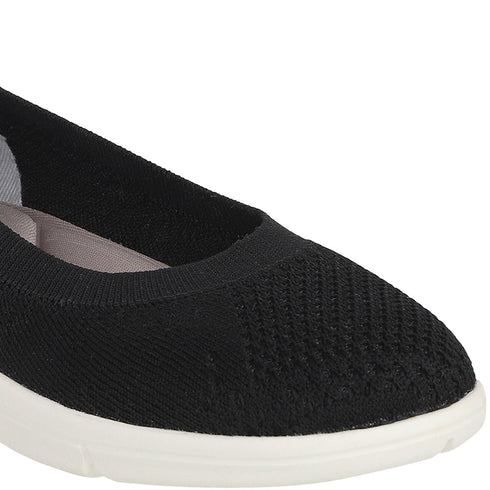 Women's FlyKnit Comfort Slip-On Ballet Flats