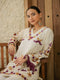 Falak Kashmiri Short Kurta - White