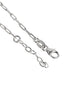 925 Sterling Silver Rhodium Plated Link Chain Bracelet