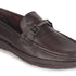 Men's Textured Leather Loafers with Cushioned EVA Comfort Sole