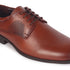 Men's Polished Cognac Leather Derby Dress Shoes