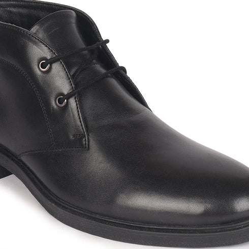 Formal Lace-Up Ankle Boot for Men