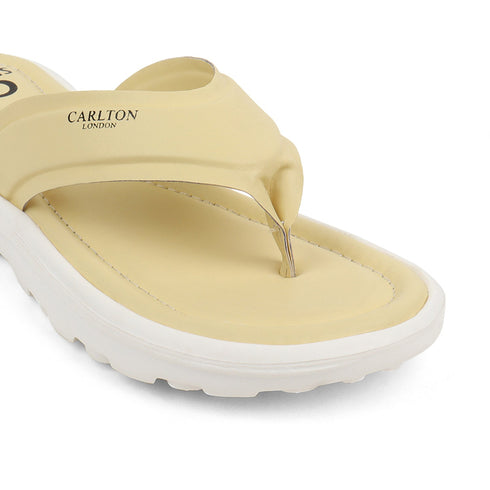 Women's Solid Color Comfort Thong Flip-Flops