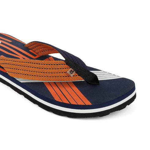 Men's Geometric Print Thong Slipers