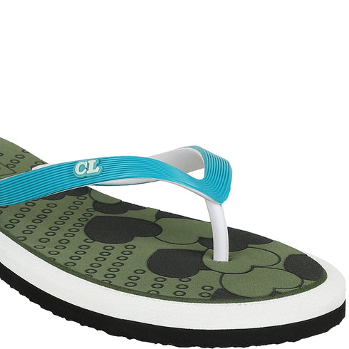 Women's Daily Wear Printed Thong Flip Flops