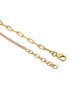 18kt Gold Plated Mix 'n' Match Stone Link Chain Wraparound Bracelet