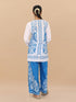 Saba Chikankari Cord Set in Poly Muslin Set - Blue