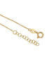 925 Sterling Silver 18kt Gold Plated CZ Moon and Star Charm Bracelet