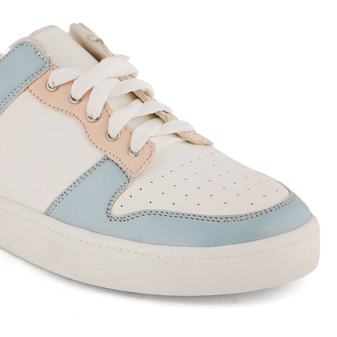 Women's Colorblock Lace-Up Casual Sneakers