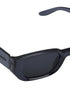 Women Blue Toned UV Protected Blue Lens Rectangle Sunglasses