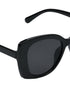 Women Black Toned UV Protected Black Lens Oversized Sunglasses