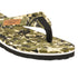Men's Textured Strap Casual Thong Slipper