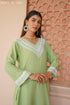 Rayon Chikankari Medium Kurta In Pista Green