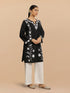Falak Kashmiri Long Kurta - Black