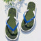 Women's Daily Wear Printed Thong Flip Flops