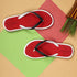 Women's Daily Wear Printed Thong Flip Flops
