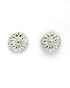 925 Sterling Silver Rhodium Plated Mini Stud Earring