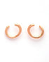 18kt Rose Gold Plated Contemporary Stud Earring