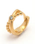 18kt Gold Plated CZ Mini Hoop Earring