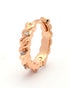 18kt Rose Gold Plated CZ Mini Hoop Earring