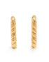 18kt Gold Plated Square Hoop Earring