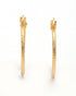 18kt Gold Plated Circular Hoop Earring