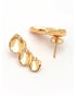 18kt Gold Plated CZ Necklace and Earring Set
