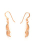 18kt Rose Gold Plated CZ Statement Necklace and Earring Set