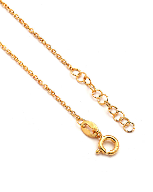 925 Sterling Silver 18kt Gold Plated Floral Charm Bracelet