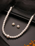 Single String Pearl Statement Necklace Jewellery Set