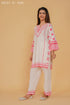 Shivani in Printkari Poly Muslin Co-ord set in Off White PINK